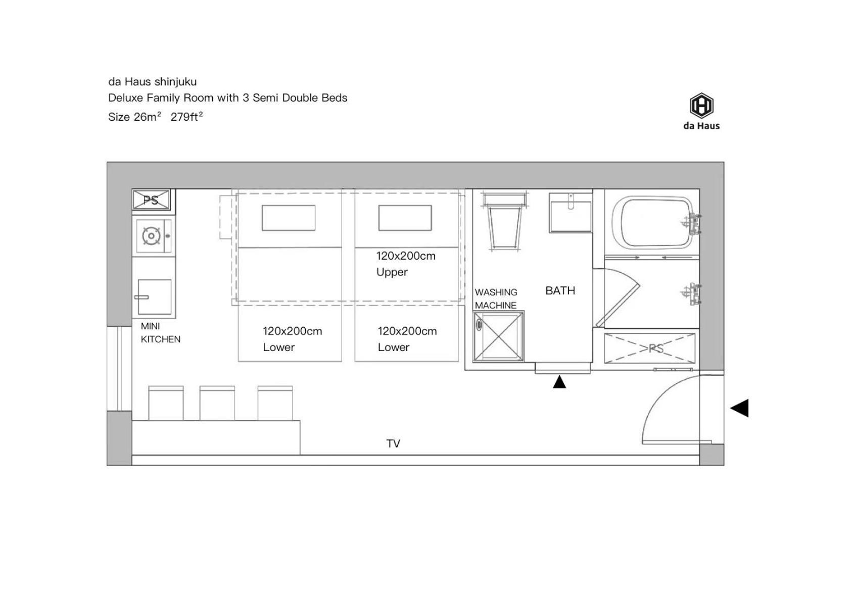 Hotel Da Haus Shinjuku à Tōkyō Extérieur photo